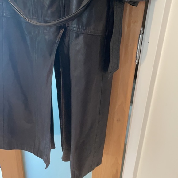 Full length leather jacket.  Excellent - Picture 6 of 6